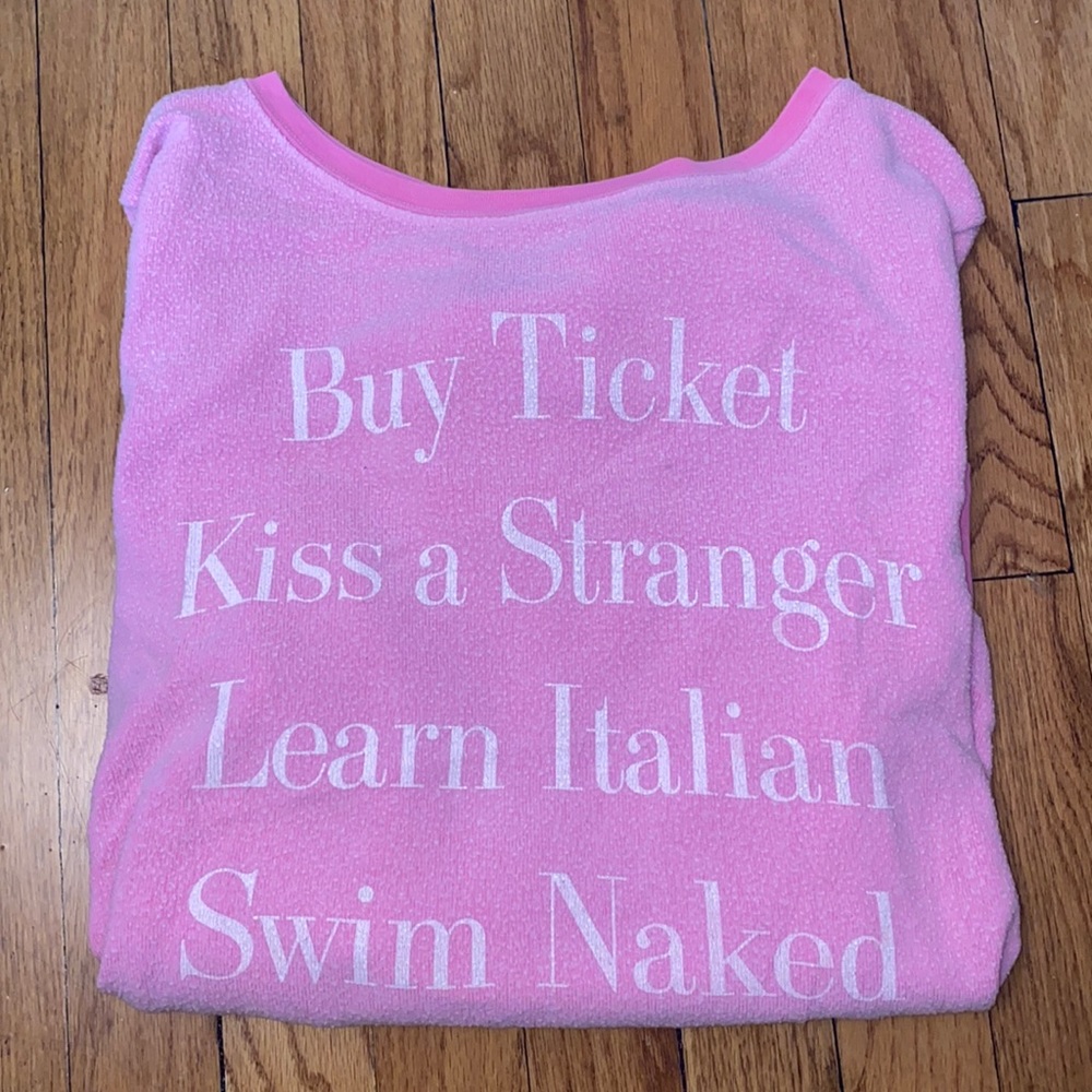 Used Pink Wildfox sweatshirt / long sleeve